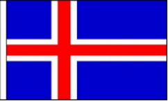 Iceland Table Flags